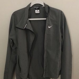 Grey Nike windbreaker